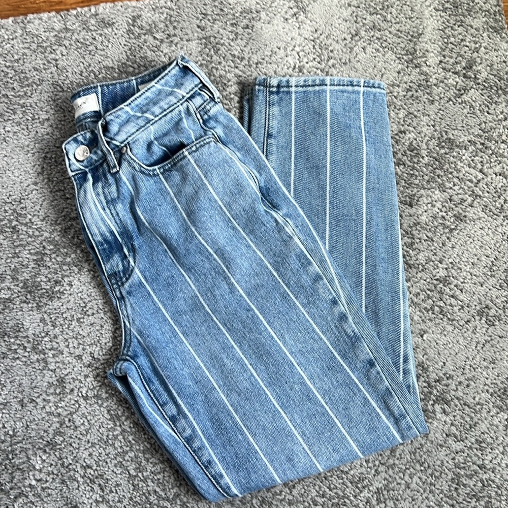 Pacsun pin-striped Mom Jeans